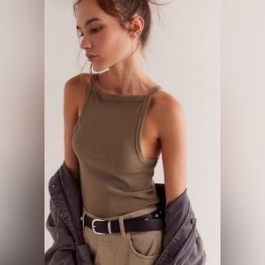 We The Free Mia Ribbed Tank Top (NWT)